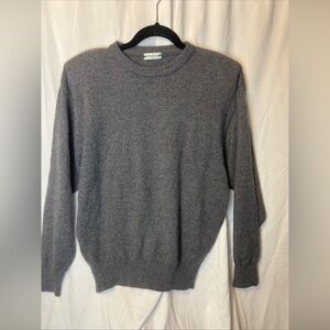 Paris Charcoal Crewneck Men's Sweater